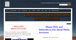 Desktop Screenshot of abrahamsdescendants.com